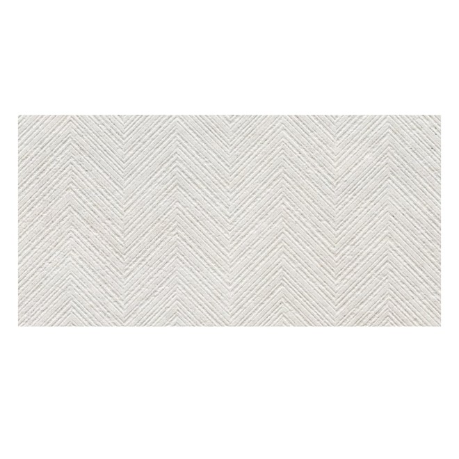 Cifre Cerámica Borneo White Arrow Decor Wandtegel 60x120cm